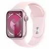 Smartwatch  APPLE Watch Series 9 GPS, 41mm Pink Aluminium Case with Light Pink Sport Band - S/M, MR933 