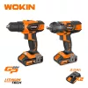 Set masina de insurubat / gaurit   WOKIN 20V Li-Ion 