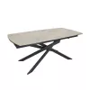 Стол Gri, Negru DP Lea Grey 180/220/260x90x76