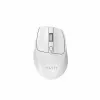Mouse wireless  Havit MS61WB 1200-3200dpi, 6 buttons, Ergonomic, 1xAA, 2.4Ghz, White. Wireless technology: 2.4GHz+BT5.0Wireless distance: 10mSize