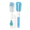 Set perie pentru curatire sticlute  BabyOno 0735/01 si tetine albastru deschis 