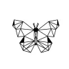Decor  MLAND Metal wall art no:50 butterfly 