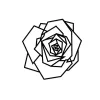 Decor  MLAND Metal wall art no:51 wild rose 