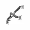 Suport pentru monitor  GEMBIRD Table/desk 2-display mounting arm Gembird (rotate,tilt,swivel),17”-32”,up to 9 kg,VESA:75x75,100x100 