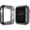 Husa de protectie pentru ceas  AccExpert Apple Watch Electroplated case TPU 42 mm Black 