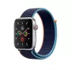 Bratara pentru ceas  AccExpert Apple Watch Nylon Loop Strap 38/40/41mm Dark Blue 