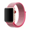 Bratara pentru ceas  AccExpert Apple Watch Nylon Loop Strap 38/40/41mm Pink 