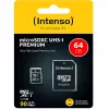 Карта памяти  INTENSO Secure Digital Cards SD, 64 GB, Class 10 
