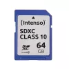 Card de memorie  INTENSO SECURE DIGITAL CARDS SD, 64 GB, CLASS 10 