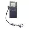 Флешка  INTENSO 2.0 (USB-A & microUSB) Mini Mobile Line 16 GB, Anthracite 