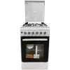 Aragaz combinat 45 l, 4 arzatoare, 50 cm, Alb Eurolux KLE5640IKW 