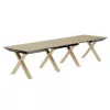Masa Negru DP Madrid Black Top+Black Legs 160/360x100x79