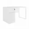 Masa Alb DP Fusion + box incorporat Dreapta  200/155x80