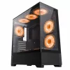 Carcasa fara PSU  GAMEMAX VISTA AB w/o PSU, 0.6mm, 6x120mm ARGB fans, Dual TG, USB3.0, Type-C, Black. Form Factor (Midi, Micro, Mini ITX, Full) : : MID-TOWER