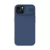 Чехол  Nillkin iPhone 15, CamShield Silky Silicone Case, Midnight Blue 