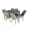 Set de masa si scaune  MP  MDF 1 + 6 scaune Istinye 18 