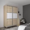 Dulap cu usi glisante Wenge MOBILDOR LUX Aron - uși K 130x60x220 