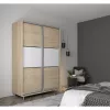 Dulap cu usi glisante Stejar Sonoma MOBILDOR LUX Aron K 1300x600x2200 