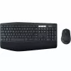 Комплект (клавиатура+мышь)  LOGITECH MK850 Curved keyframe, Quiet typing, Concave keys, Palm rest, 1000dpi, 8 buttons, 2xAA/1xAA, 2.4Ghz+BT, EN, Black