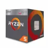 Процессор  AMD Ryzen™ 5 2400G Socket AM4, 3.6-3.9GHz (4C/8T), 2MB L2 + 4MB L3 Cache, Integrated Radeon Vega 11 Graphics, 14nm 65W, Unlocked, tray