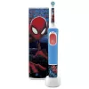 Электрическая зубная щетка 7600 RPM, Timer, Albastru cu desen BRAUN Kids Vitality D103 Spiderman PRO kids 