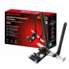 Adaptor wireless  MERCUSYS PCIe Wi-Fi 6E Tri-Band LAN/Bluetooth 5.2 Adapter Mercusys "MA86XE", AXE5400, OFDMA 