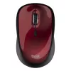 Mouse wireless  TRUST Yvi + Eco Wireless Silent Mouse - Red 8m 2.4GHz, Micro receiver, 800-1600 dpi, 4 button, AA battery, USB