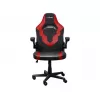 Игровое геймерское кресло  TRUST GXT 703R RIYE - BLACK/RED PU leather and breathable fabric, adjustable gaming chair with a strong frame, flip-up armrests, Class 4 gas lift, up to 140kg