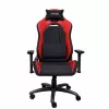 Fotoliu Gaming  TRUST GXT 714R Ruya - Black/Red PU leather, 3D armrests, Class 4 gas lift, 90°-180° adjustable backrest, Strong and robust metal base frame, Including removable and adjustable lumbar and neck cushion, Durable double wheels, up to 195 cm