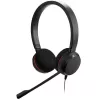 Наушники с микрофоном  Jabra Evolve 20 MS Stereo Wired headset, On-ear, Noise cancelling microphone, USB controller, USB-A, Cable lenght 2150mm 