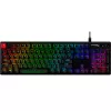 Игровая клавиатура  HyperX Alloy Origins PBT Mechanical Gaming Keyboard (US Layout) Red - Linear key switch, High-quality, Durable PBT keycaps, Backlight (RGB), 100% anti-ghosting, Key rollover: 6-key / N-key modes, Ultra-portable design, Solid-steel frame, USB