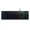 Gaming Tastatura  LOGITECH G815, Mechanical, GL Tactile, Ultra thin, Aluminum, Macros, G-Keys, Media control, Volume roller, RGB, 1.8m, USB, EN, Black.  