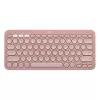 Tastatura fara fir  LOGITECH PEBBLE KEYS 2 K380S, COMPACT, LOW-PROFILE, FN KEYS, MULTI-DEVICE, QUIET TYPING, 2XAAA, BT/2.4GHZ, EN, ROSE. 
