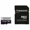 Card de memorie  TRANSCEND 512GB MicroSD (Class 10) UHS-I (U3),+SD adapter, "TS512GUSD350V" (R/W:95/45MB/s,Endurance) 