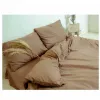 Постельное белье (комплект) 2 Persoane Euro,Satin,Cappucino A.REMAX S.C.  Set euro de pat satin (plapumă, cearceaf + 2 fețe de pernă) 