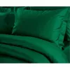 Lenjerie de pat 2 Persoane Euro, Satin, Verde A.REMAX S.C.  plapumă, cearceaf + 2 fețe de pernă 