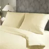 Постельное белье (комплект) 2 persoane Euro, Straip satin, Ivory A.REMAX S.C.  Euro 1 