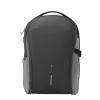 Rucsac laptop  Bobby Bizz, anti-theft, P705.932 for Laptop 15.6" & City Bags, Gray 