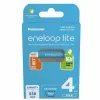 Аккумулятор  PANASONIC AAA Eneloop Lite 600mAh, Blister*4, Panasonic, BK-4LCCE/4CP 