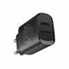 Зарядное устройство  Borofone Wall Charger with Сable USB to Lightning BN2 2xUSB 2.1A, Black 