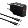 Incarcator  MCDODO
 Wall Charger 1xUSB 1xType-C with Cable Type-C toType-C 33W, Black 