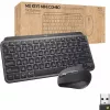 Комплект (клавиатура+мышь)  LOGITECH Wireless Keyboard & Mouse MX Keys Mini Combo, Compact, Quiet typing, Backlit, 4000dpi, 6 buttons, 2.4Ghz+BT, EN, Graphite.  