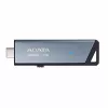 USB flash drive  ADATA 1.0TB USB Type-C 3.1 UE800, Black/Silver Metall, Slider (13gr, R/W:1000/1000MB/s) (AELI-UE800-1T-CSG) 