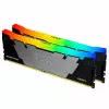 RAM  KINGSTON 64GB DDR4-3600MHz FURY Renegade RGB (Kit of 2x32GB)  (KF436C18RB2AK2/64), CL18, 1.35V, BlkCapacitatea Memoriei (Total): 64GB Tip Memorie: DDR4 SDRAM Frecvență memorie: 3600 MHz Viteza de memorie nominală: PC4-28800 Latență CAS: CL18