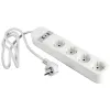 Prelungitor cu protectie  GEMBIRD Smart power strip Gembird TSL-PS-S4U-01-W, 4 sockets, 1.5 m, with USB charger 2x USB Type-A, 1x USB Type-C 