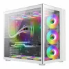 Carcasa fara PSU  GAMEMAX Case ATX Infinity, w/o PSU, Dual Tempered Glass, 1xUSB 3.0, 1xType-C, Dust filter, White 