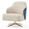 Fotoliu Velvet Dogtas ALLEGRA Armchair Metal (Swivel leg) GK:6665PZ/SA:6667 PZ/AR:Fume-Gold, beige 130 kg