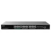 Коммутатор сетевой  Grandstream 24-port Gigabit Layer 3 Managed PoE++ Switch, Grandstream "GWN7813P", 24xPoE, 4x10Gbit SFP+, Stackable, 360W Budget, Rack-Mount 