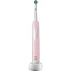 Periuta de dinti electrica 48000 puls/min, Timer, Roz, Alb Oral-B Electric Toothbrush Braun D305.513.3 Pro Series 1 Pink Cross Action 