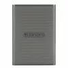 Жёсткий диск внешний  TRANSCEND 2.0TB Portable SSD ESD360C Gray, USB-A/C 3.2 (77x55.7x9.6mm, 41g, R/W:2000/2000MB/s, MIL-STD-810G)